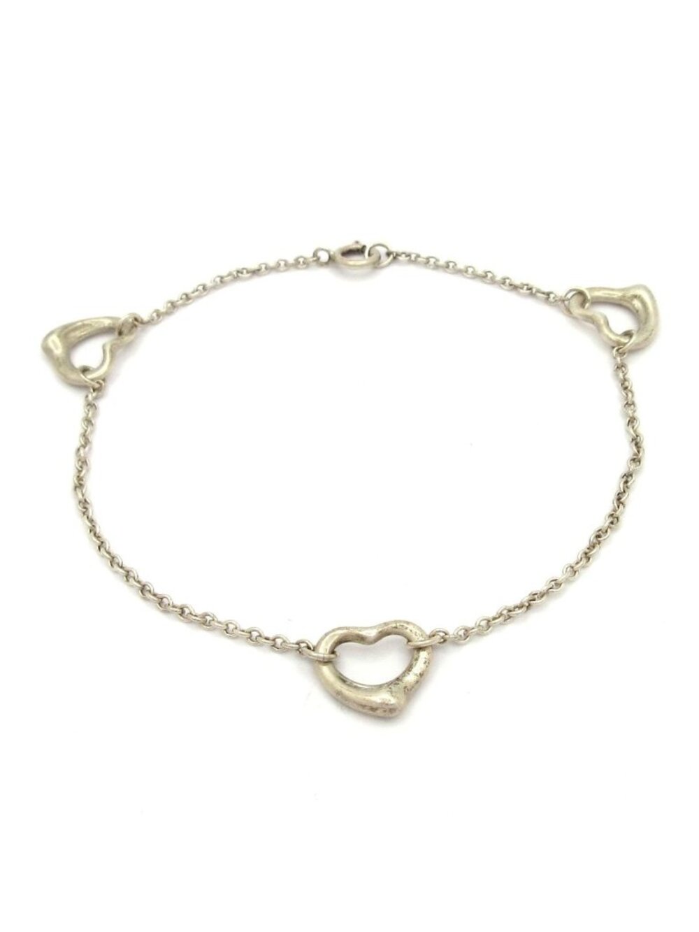 Tiffany & Co Bracelet Open Heart Silver